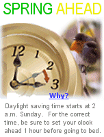 Why did daylight saving time start, and why does it still continue?  Click Here to find out.