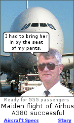 239 ft. long and 79 ft. tall, the fuselage of the Airbus A380 is as big as the Howard Hughes ''Spruce Goose''. Flying on an A380 is a once in-a-lifetime experience to experience new levels of in-flight luxury, from first class to economy.