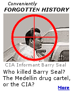 Many think the CIA killed their own informant Barry Seal, blaming it on the Medellin drug cartel.  This is one of many articles on this subject. The HBO movie ''Doublecrossed'' with Dennis Hopper in the title role, is available on video, as a more recent version of the story ''American Made''starring Tom Cruise.