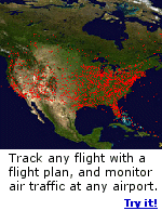 Track any commercial or private flight plan, and see the activity at any airport. Click here to try it.