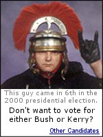 The United Facist Union candidate is Jackson Kirk Grimes, and look out, he's running again!