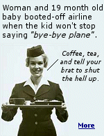 The mother and surrounding passengers thought the 19-month-old son had a bubbly personality. But the flight attendant felt otherwise.