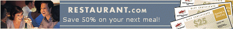 Save up to 50% on meals at thousands of restaurants.