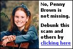 Penny Brown is not missing. Click here.