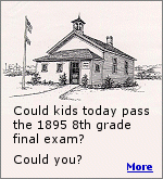 The 8th grade graduation exam in 1895 was tough!