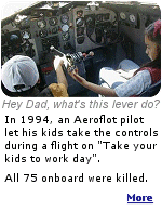 The cockpit voice recorder captured the final moments of Aeroflot flight SU 593, as the pilot's children disconnected the autopilot and the plane crashed into a Siberian hillside.