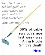 The death of Anna Nicole Smith drew more media coverage than the death of the last U.S. President.