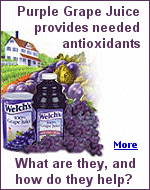 Antioxidants are important for your health, and purple grape juice is an excellent source.  Click here to learn more.