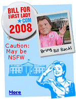 We know Hillary wants to be President, but does Bill really want to be ''First Lady''? Click for more.