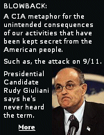 In a 2007 Republican presidential debate, the former New York mayor and current GOP front-runner angrily refused to entertain a serious discussion about the role that actions taken by the U.S. prior to 9/11 may have played in inspiring those attacks.