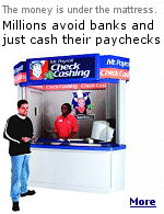 Millions of people are forgoing traditional financial institutions because of mistrust, cultural and language barriers or a belief that by the time all the bills are paid there will be nothing left for an account.