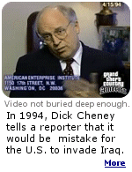 In this 1994 interview, Dick Cheney says taking over Iraq would be a bad idea and lead to a ''quagmire''.