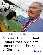 Mr Gardner, 91, was a bomber pilot who flew Halifaxes and Wellingtons during 51/2 years of active service but his heart became part of the mighty Lancasters he flew on most of his operations.