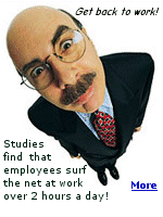 When you add cyber-slacking to coffee breaks, smoke breaks, long lunches, and talking about sports, some employees don't get any work done at all.