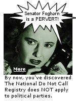 Isn't it interesting that political parties are exempt from the Natonal ''Do Not Call'' law.  God-forbid a siding salesman calls you, but it is perfectly ok to get dozens of irritating campaign calls before an election