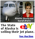 Click to see the eBay auction for a jet plane owned by the State of Alaska.