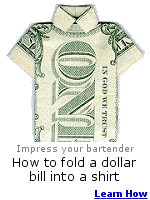Learn how to fold a dollar bill into a shirt by clicking here.