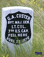 On June 25, 1876 thousands of Lakota Sioux and Northern Cheyene Indians attacked General Custer's 7th Calvary at the Little Big Horn in Montana. Click to learn more.