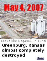 The grain elevator survived, but not much else.