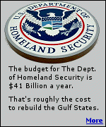 Many are not very happy with how the Department of Homeland Security handled the tragedy in the Gulf States.