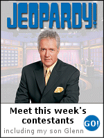Glenn will be on Jeopardy on Wednesday, April 7th.  