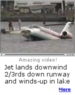 This will be one of the easiest FAA reports of all time to fill-out. The entire approach and landing was captured on video when this private jet pilot screwed-up.