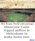 A former superintendent at the Metrodome admits he tried to help the Minnesota Twins by adjusting the ventilation system during the late innings of close games in an attempt to get baseballs to carry farther.