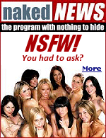 NOT SAFE FOR WORK! Naked News, billing itself as ''the program with nothing to hide'', is a real television newscast. The anchors read the news fully nude or strip as they present their news segments.
