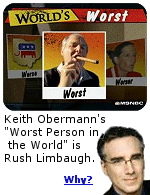 Every night at 8 p.m. on MSNBC, Keith Olbermann awards his daily pick for "Worst Person in the World." Some contenders are lucky — or unlucky —enough to be nominated more than once.