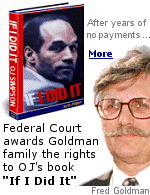 A federal bankruptcy judge Friday awarded Ron Goldman's family the rights to O.J. Simpson's canceled book, ''If I Did It,'' which the Goldmans want to rename ''Confessions of a Double Murderer.''