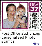 They're back! The possibilities for these new stamps boggle the mind. The Post Office ended the program last year, concerned about stamps honoring folks like the UnaBomber. 
