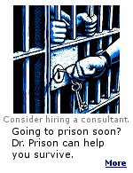 A consultant going by the name ''Dr. Prison'' can help you survive while serving time.