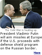 In an interview released late on Sunday, Putin acknowledged that Russia's response risked reviving an arms race in Europe but said Moscow would not be responsible for the consequences because Washington had started the escalation.