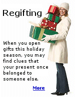 Coined by comedian Jerry Seinfeld in his 1990s self-titled sitcom, regifting has become a staple of holiday lingo. 