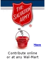 Contribute online, or Wal-Mart matches contributions made in kettles in front of their stores. Click here to learn more.