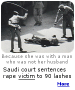 Women are property in Saudi Arabia, and have few rights. The al- Qateef high criminal court sentenced the victim of a gang rape to 90 lashes because she was alone in a car with a man other than her husband.