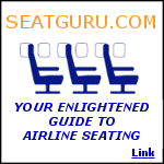 Where are the best seats on the plane?  Click here.