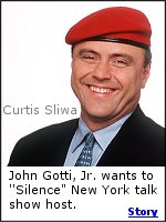Sliwa continues to verbally harrass John Gotti, Jr. on his daily radio show.  Gotti is on trial on various charges, including a failed hit on Sliwa.  Click here to learn more.