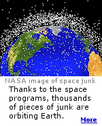 Thousands of pieces of space junk are orbiting the Earth, and it will only get worse.