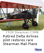 This model C3MB Stearman was the only one ever built.