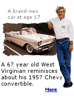 50 years ago this week, Steve Weaver drove out of the showroom in his brand-new 1957 Chevy convertible.