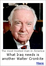 In 1968, the most trusted man in America, Walter Cronkite, told his viewers the war in Vietnam could not be won. They believed him, and so did President Johnson.