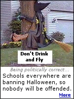 School administrators, afraid of offending anyone, including real-life witches, are banning Halloween activities in school.