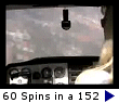 A 60 turn spin in a Cessna 152 Aerobat by Catherine Cavagnaro of Ace Aerobatic School in Sewanee, Tennessee. ( www.aceaerobaticschool.com )