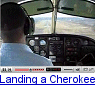 Landing a Cherokee 140