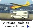 The top of a motorhome makes a pretty short runway.