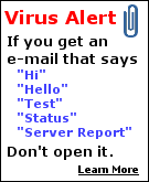 This could be the next big virus.  Click here to learn more.